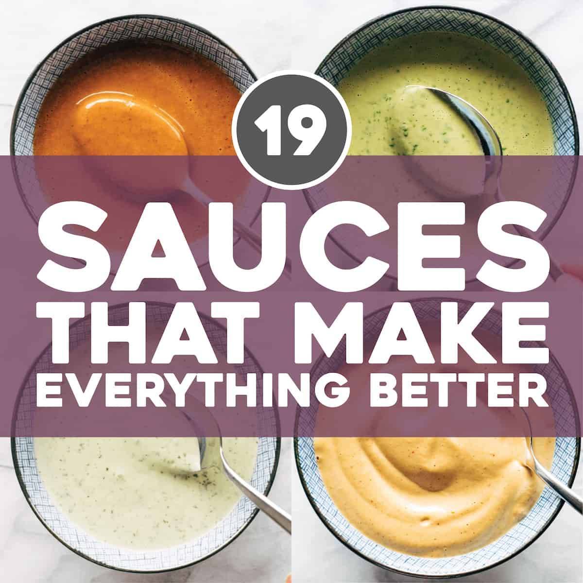 19 saus yang membuat segalanya lebih baik.