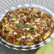 Sausage and Red Pepper Quiche