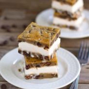 A picture of Chocolate Chip Cookie Ice Cream Bars