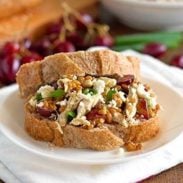 A picture of Honey Chicken Salad with Grapes and Feta