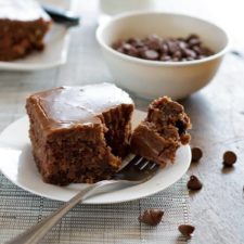 The World's Best Chocolate Oatmeal Cake-image