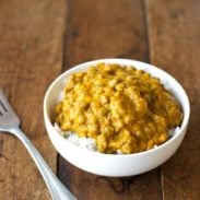 kabocha squash lentil curry