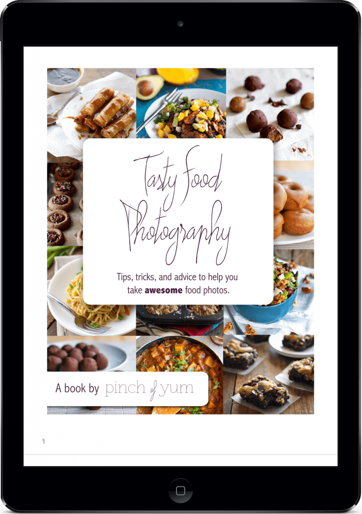 Tasty Food Photography on an iPad.