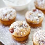 A picture of Strawberry Jam Muffins