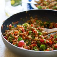 A picture of Sauteed Garlic and Tomato Lentil Salad