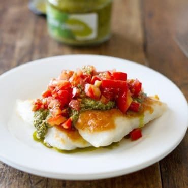 Parmesan Pesto Tilapia