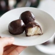 A picture of Dark Chocolate Coconut Bites