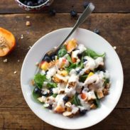A picture of Chicken and Nectarine Poppy Seed Salad