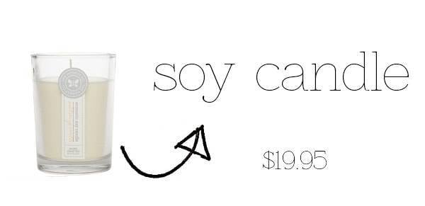 Soy candle.