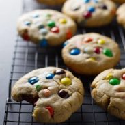 Big Soft M&M Cookies | pinchofyum.com