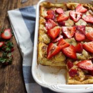 Super Easy Coconut French Toast Bake - perfect for a pretty brunch! | pinchofyum.com