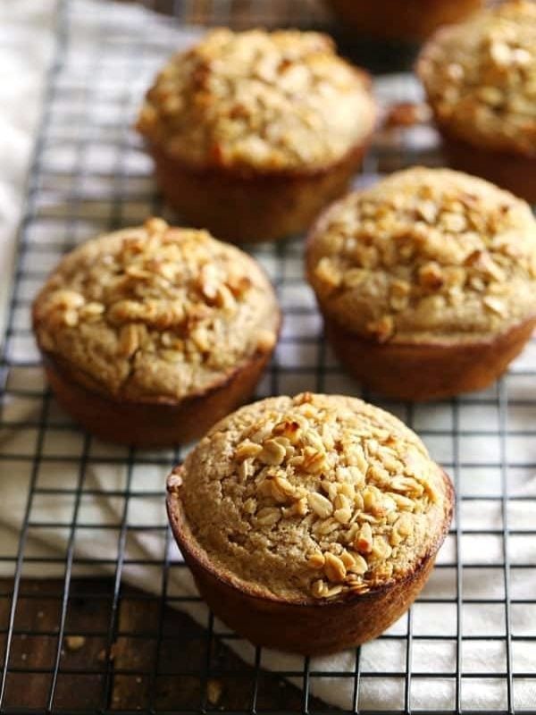 A picture of Caramelized Banana Oat Muffins