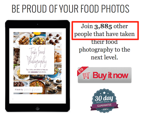 Social Proof on Sales Page - Above the Fold.