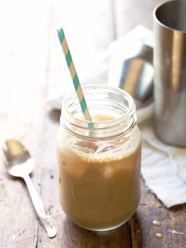 Milk and Honey Iced Coffee and a giveaway for a beautiful Nespresso Virtuoline System | pinchofyum.com