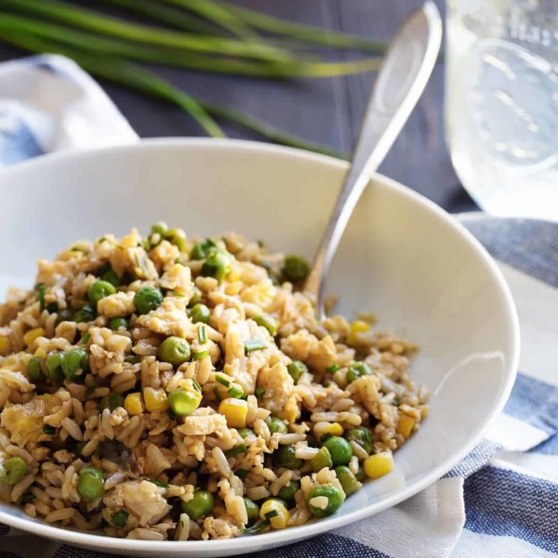 A picture of The Best 10 Minute Veggie Fried Rice
