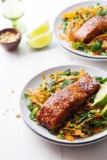 Simple Hoisin Glazed Salmon Recipe - Pinch of Yum