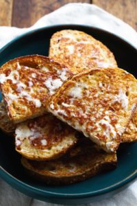 French Toast with Pear Chutney and Mascarpone Recipe - Pinch of Yum
