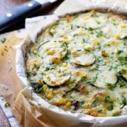 A picture of Sweet Corn and Zucchini Pie