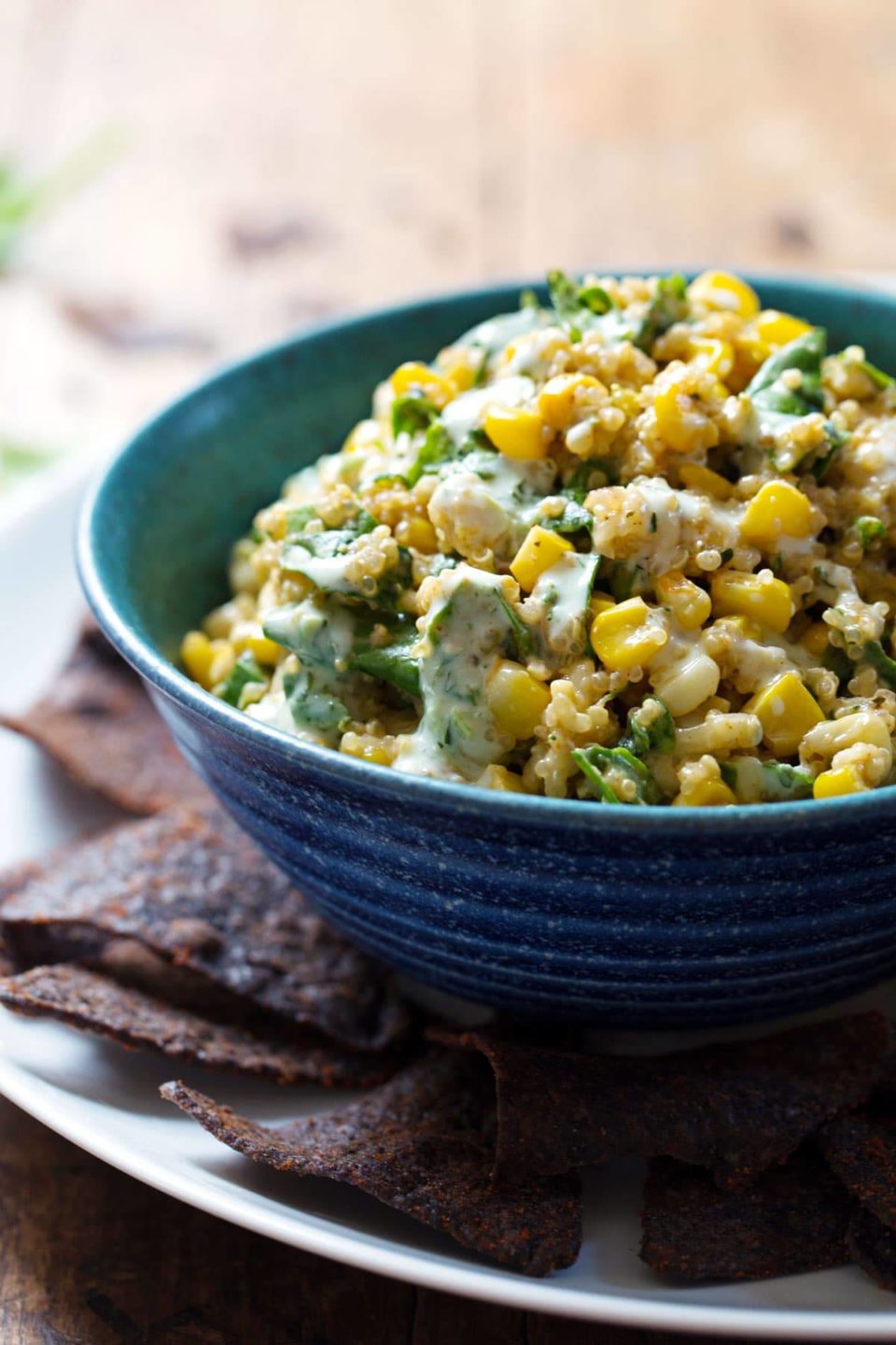Jalapeño Quinoa Corn Dip Recipe Pinch of Yum