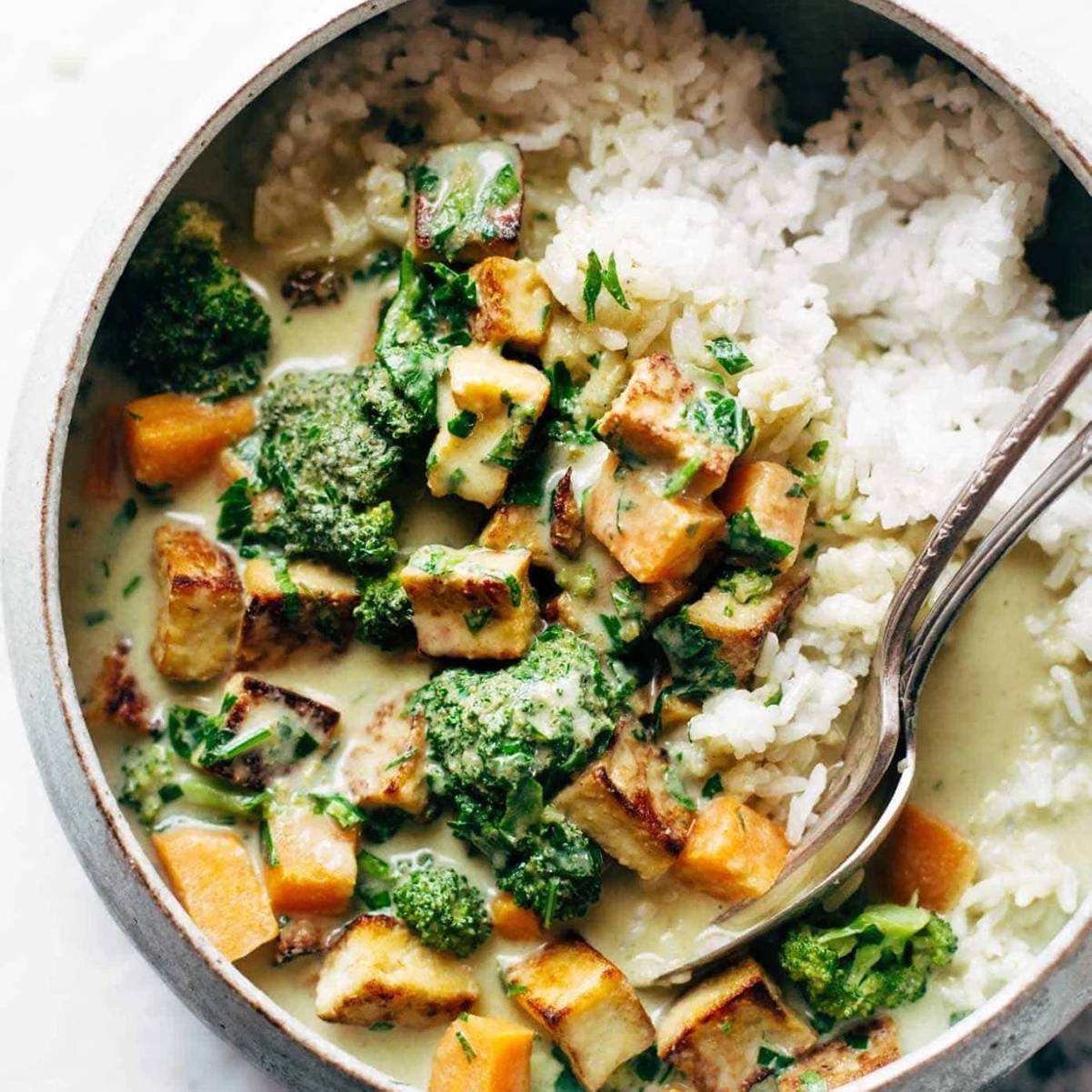 Easy Tofu Green Curry Recipe Deporecipe co