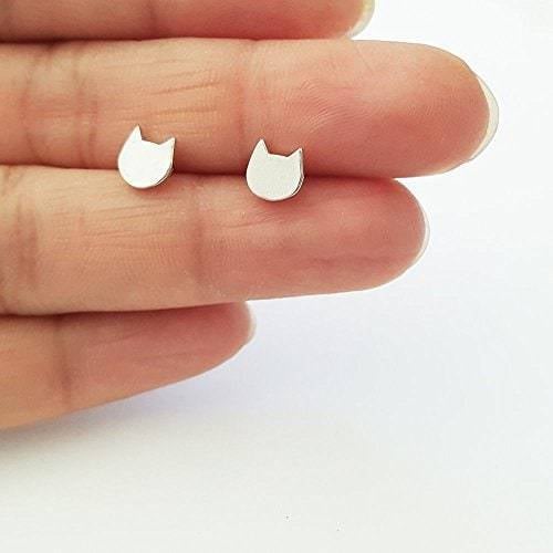 Cat earrings.