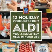 ALDI holiday product collage