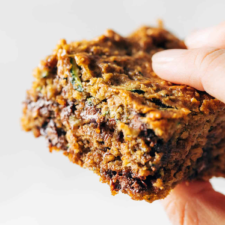 Almond Butter Chocolate Chip Zucchini Bars-image