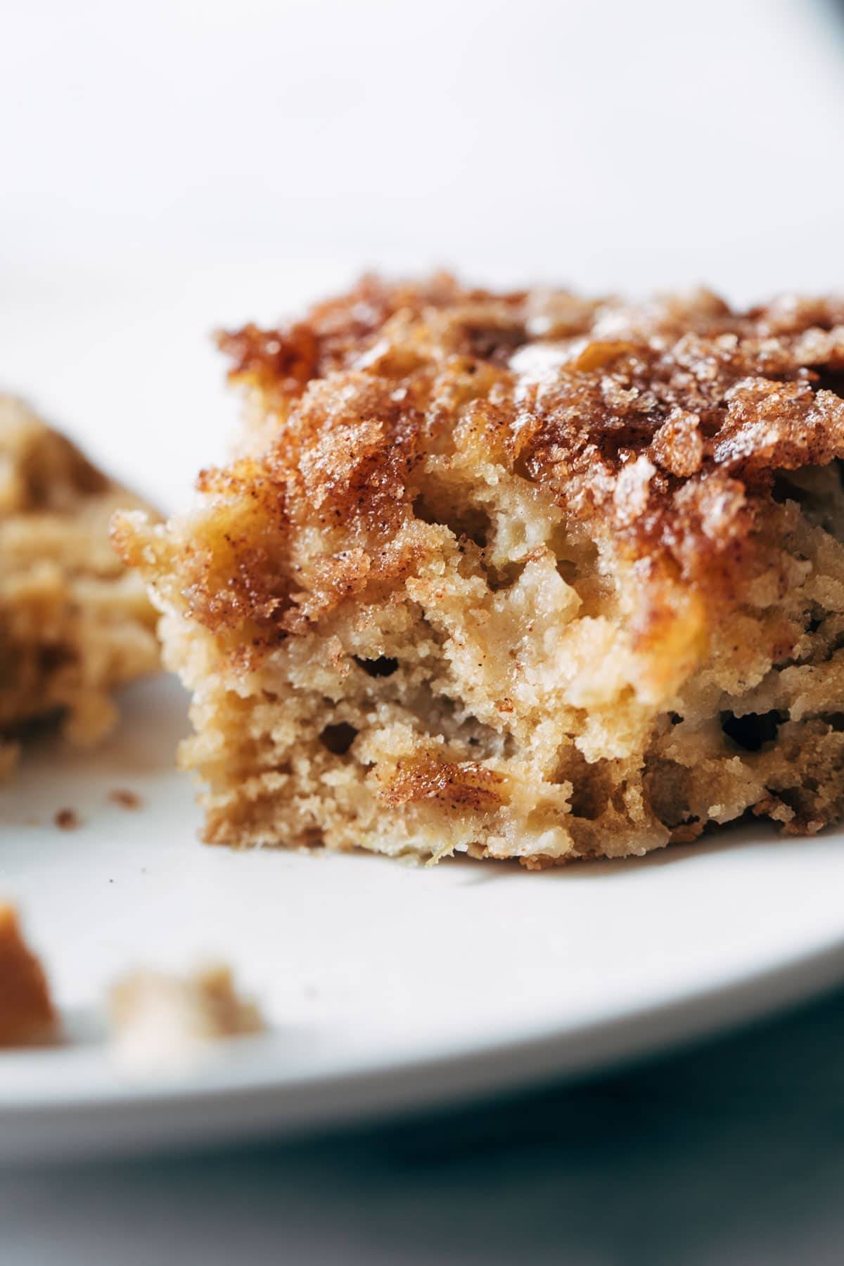 Cinnamon Sugar Apple Cake Recipe Pinch Of Yum