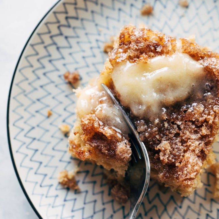 Cinnamon Sugar Apple Cake - Pinch of Yum