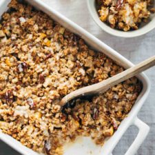 Coconut Oil Apple Crisp Recipe - Pinch of Yum