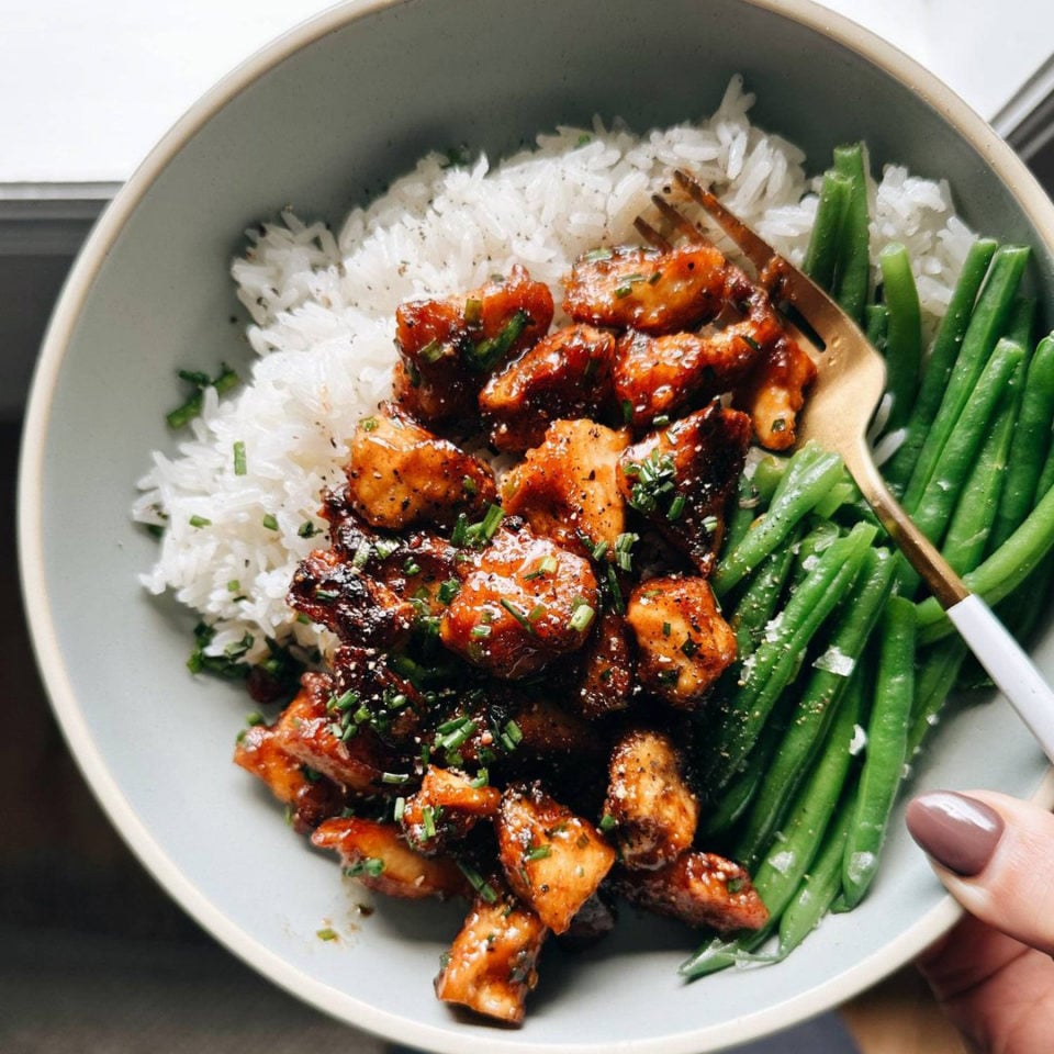 Sesame Apricot Tofu