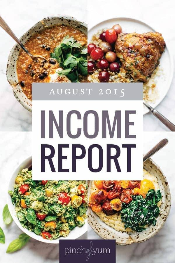 August Traffic and Income Report