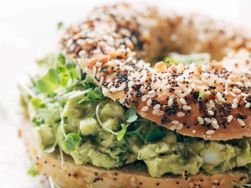 Avocado Egg Salad on a plate.