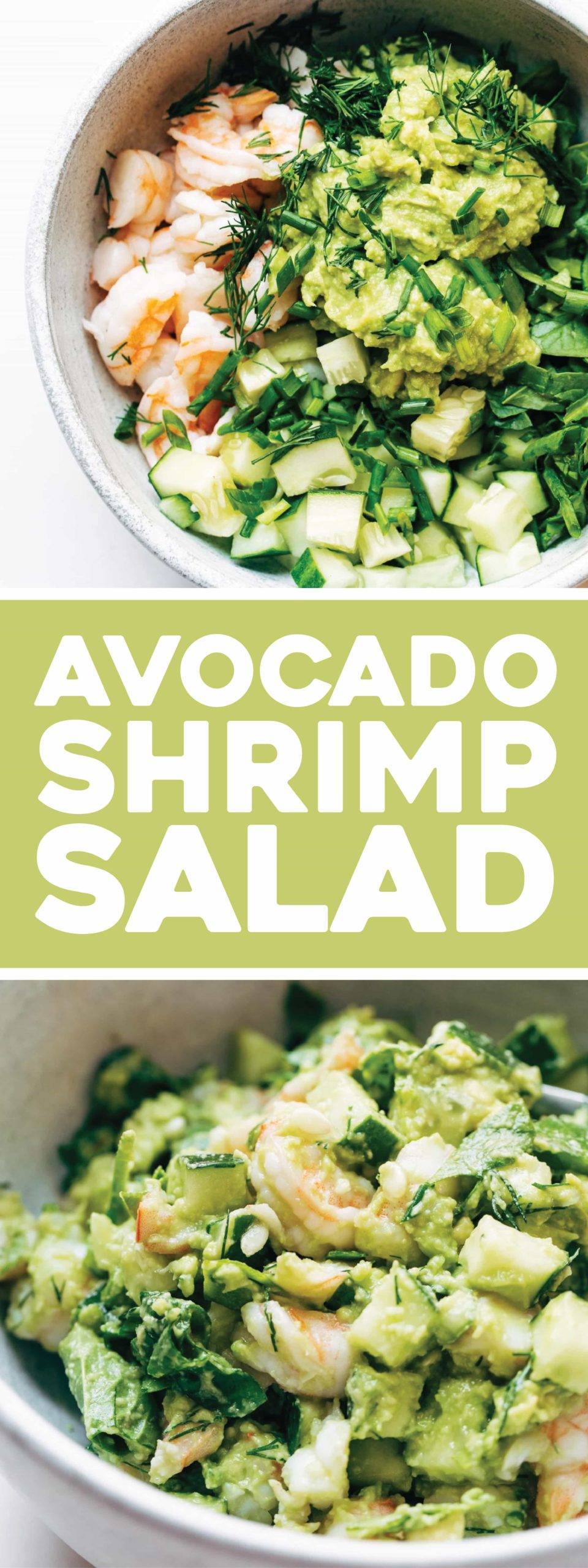 Super Quick Avocado Shrimp Salad Recipe - Pinch of Yum