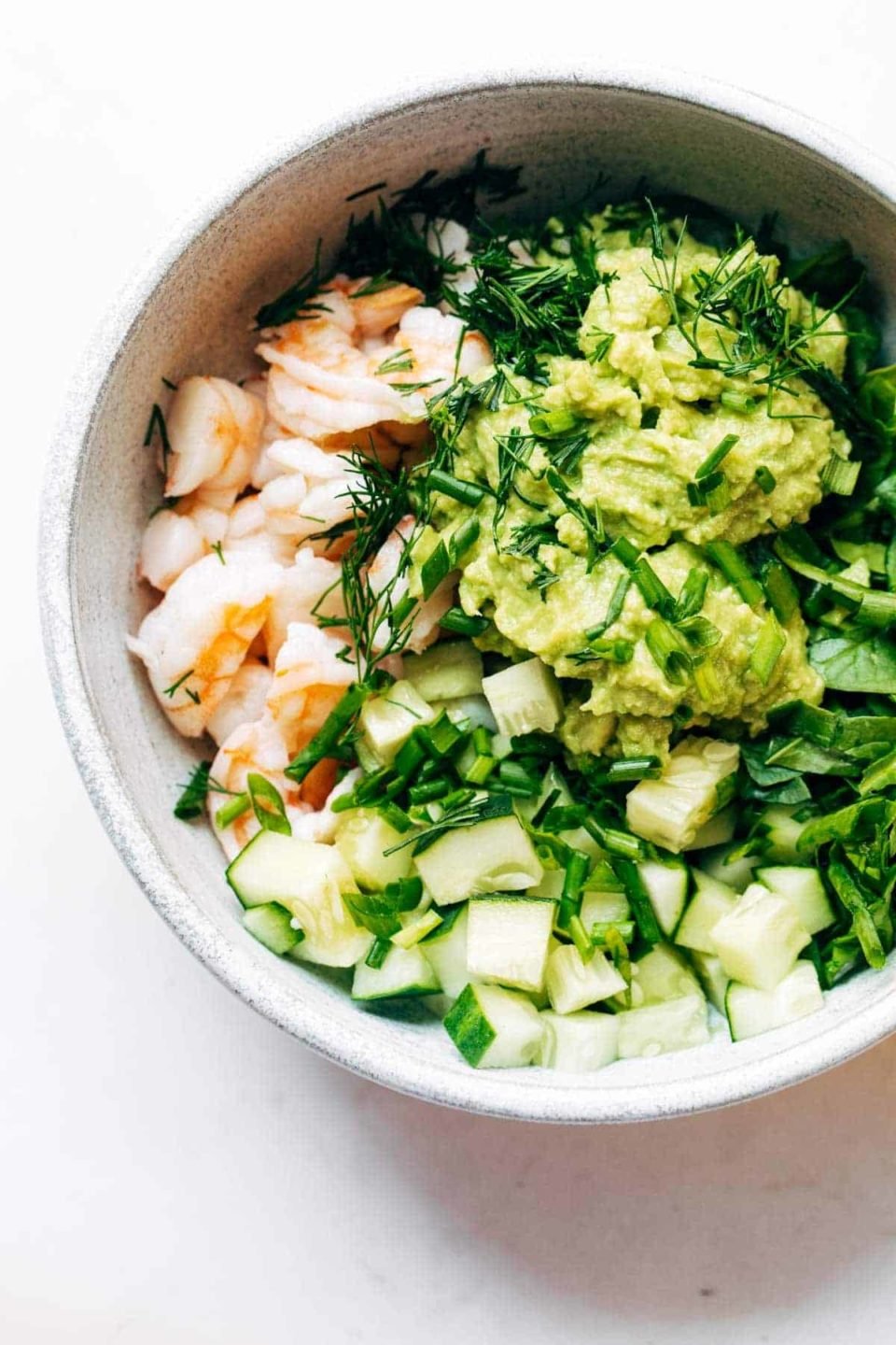 Super Quick Avocado Shrimp Salad Recipe - Pinch of Yum