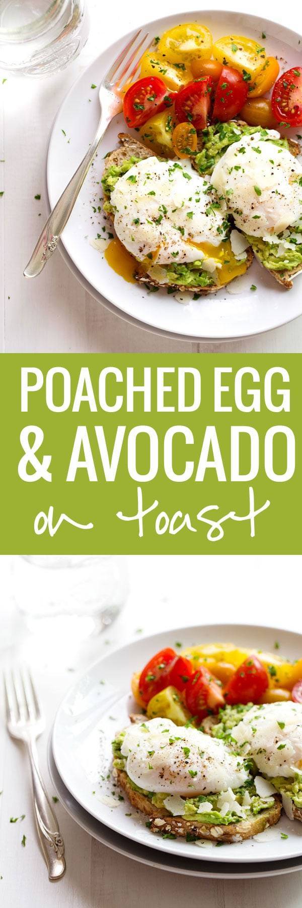 Simple Poached Egg and Avocado Toast - Pinch of Yum