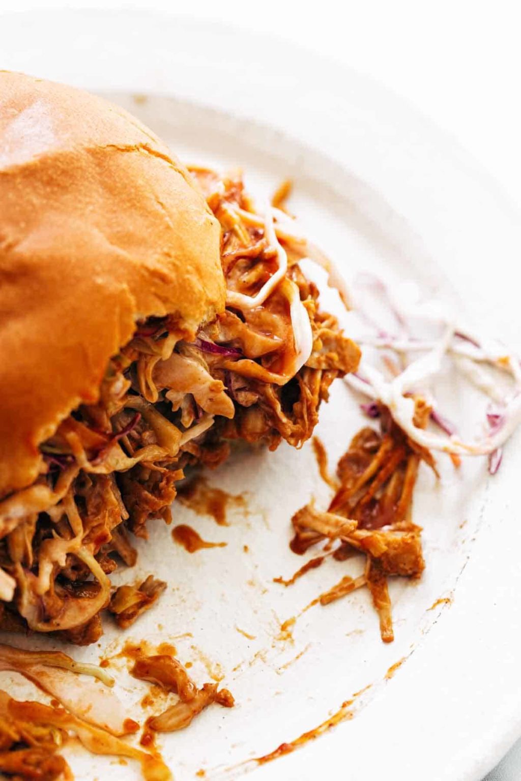 BBQ Jackfruit Sandwiches Recipe Pinch of Yum