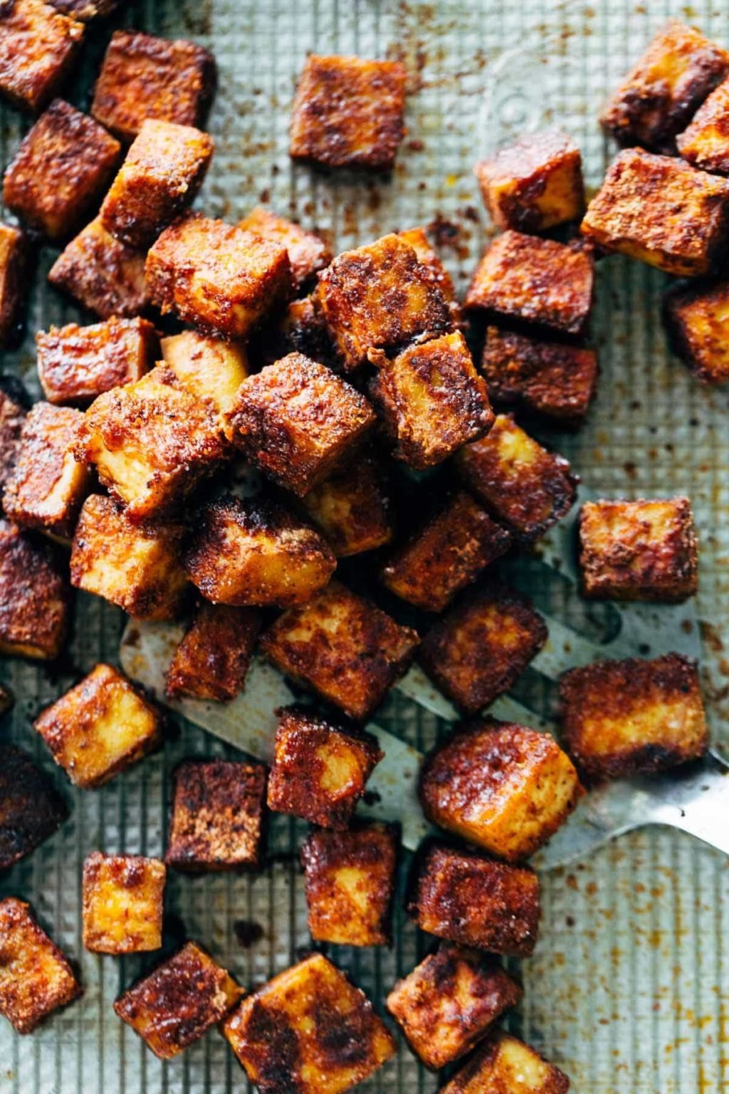 Sheet Pan BBQ Tofu Recipe - Pinch Of Yum