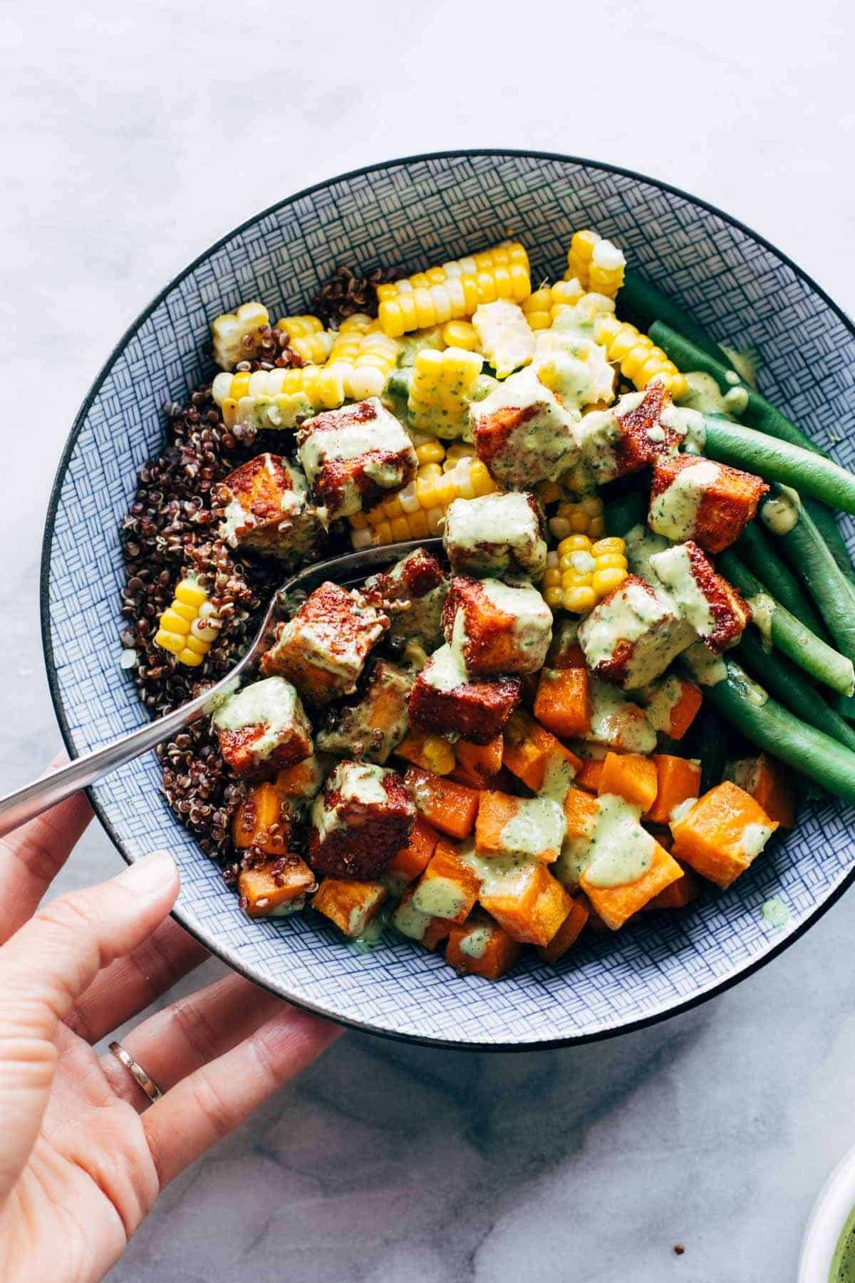 Vegan Sheet Pan Dinner - The Yummy Bowl