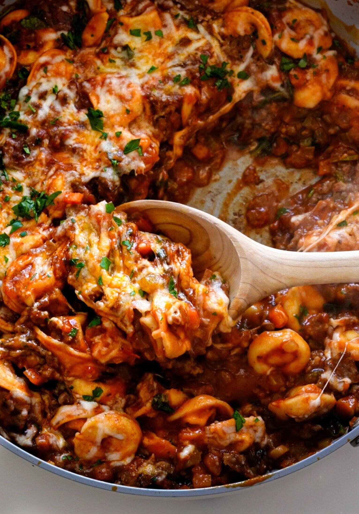 Baked Tortellini with Sausage