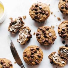 Amazingly Wholesome 5 Ingredient Banana Bread Muffins-image