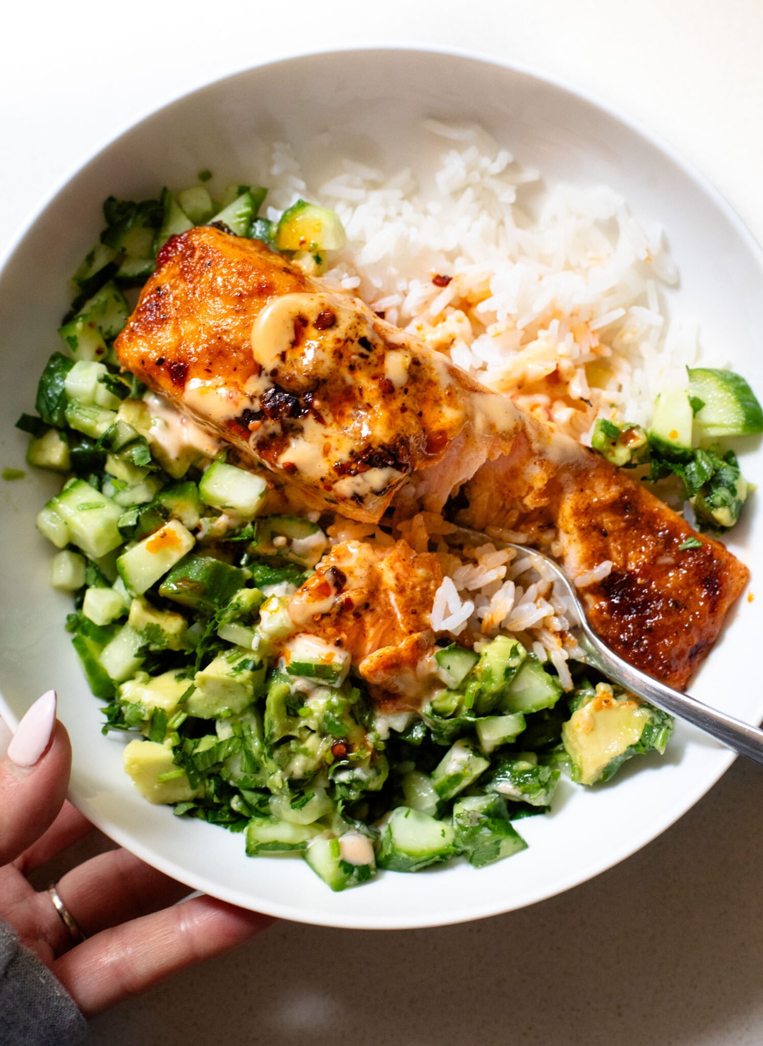 Discover 25 delicious salmon and rice recipes perfect for lunch or dinner! From zesty bowls to sweet and savory classics, these quick and healthy meals are sure to impress. Canned Salmon Fried Rice Recipes, Rice Recipes For Dinner Salmon, Salmon Rice Bowl Recipes Mango, Quick Salmon And Rice Recipes, Salmon And Rice Recipes Healthy, Grilled Salmon Recipes With Rice, Jasmine Rice And Salmon Recipes, Salmon Avocado Recipes Rice Bowls, White Rice And Salmon Recipes, Salmon Recipe With Cilantro Lime