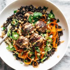Lemongrass Meatball Bowls-image