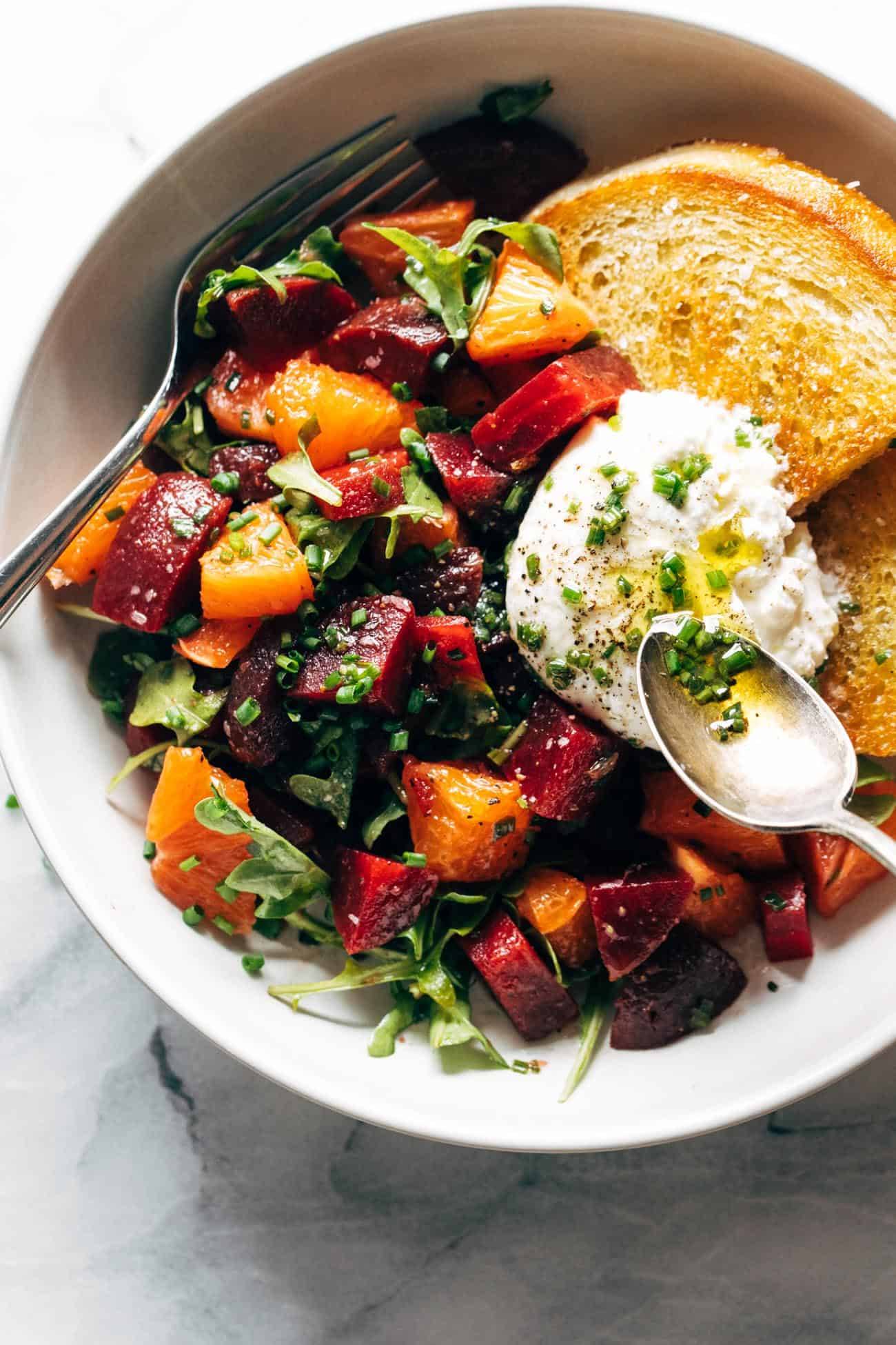 30 Minute Chicken with Braised Tomatoes and Burrata - Serving Dumplings