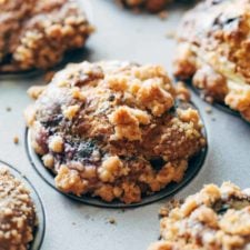 Triple Berry Cheesecake Muffins-image