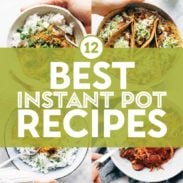 Best Instant Pot recipes in a collage.