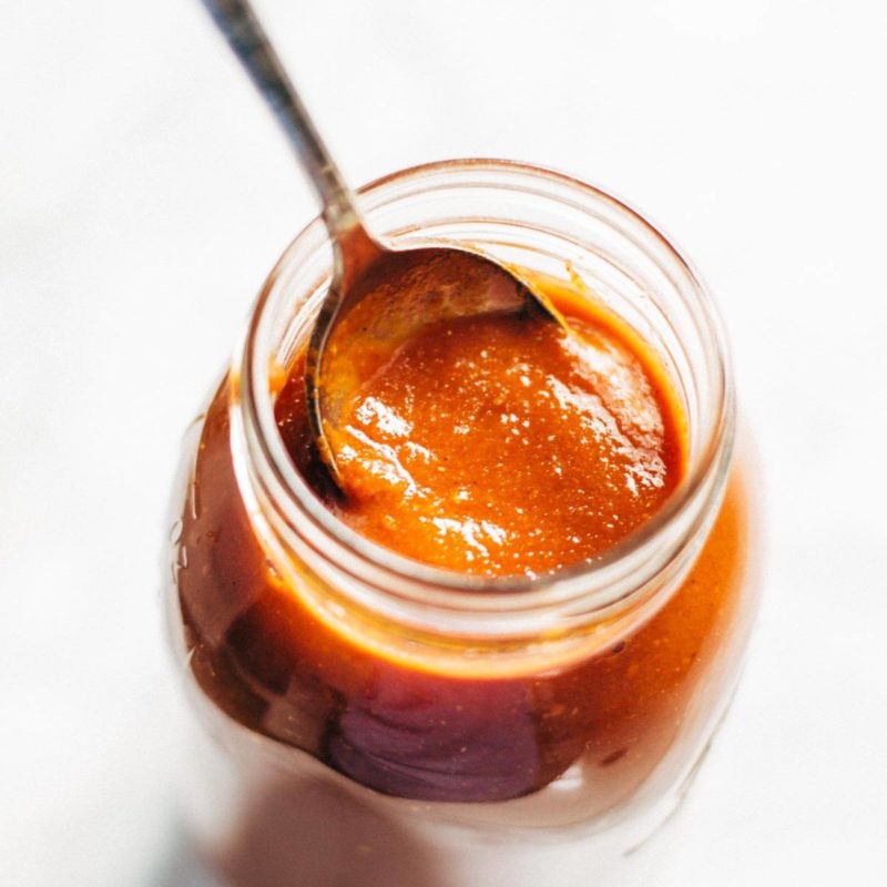 5 Minute Blender Enchilada Sauce Recipe Pinch of Yum
