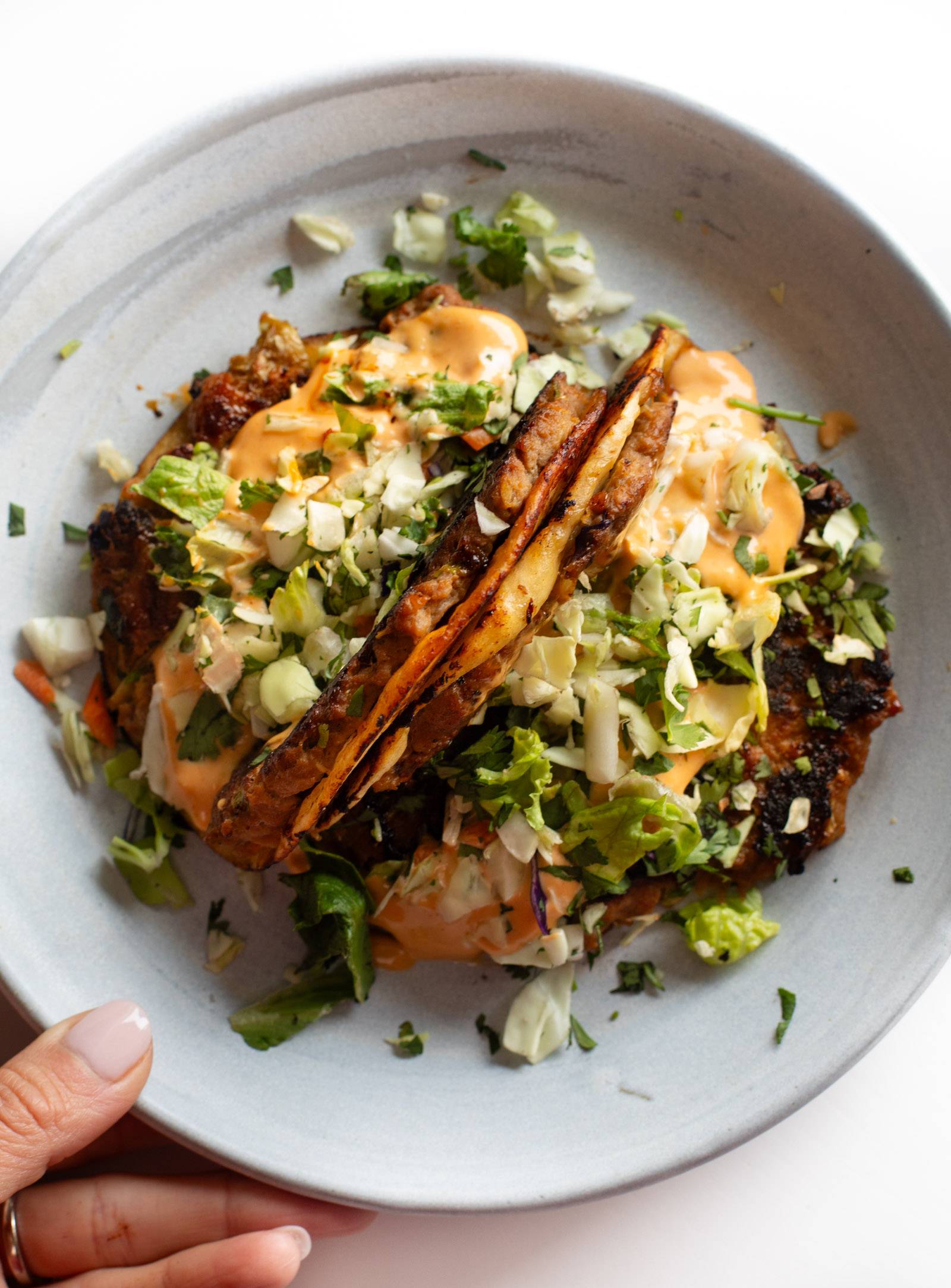 Brandon’s Egg Roll Tacos