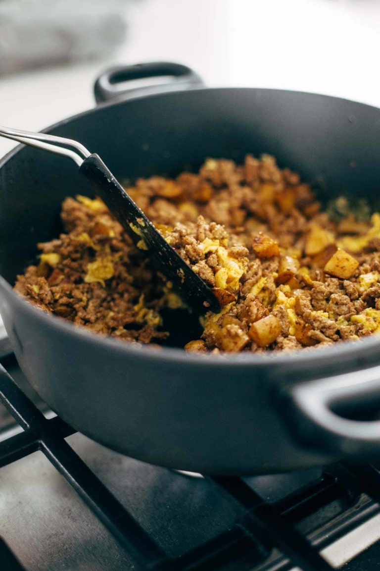 Breakfast Enchiladas with Roasted Poblano Sauce Recipe Pinch of Yum
