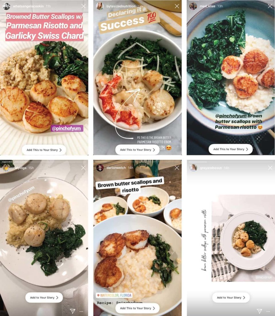 Brown Butter Scallops with Parmesan Risotto Recipe Pinch of Yum